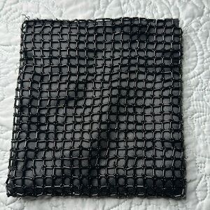 🎀Vintage Black silk and bead clutch/change purse 1940-50